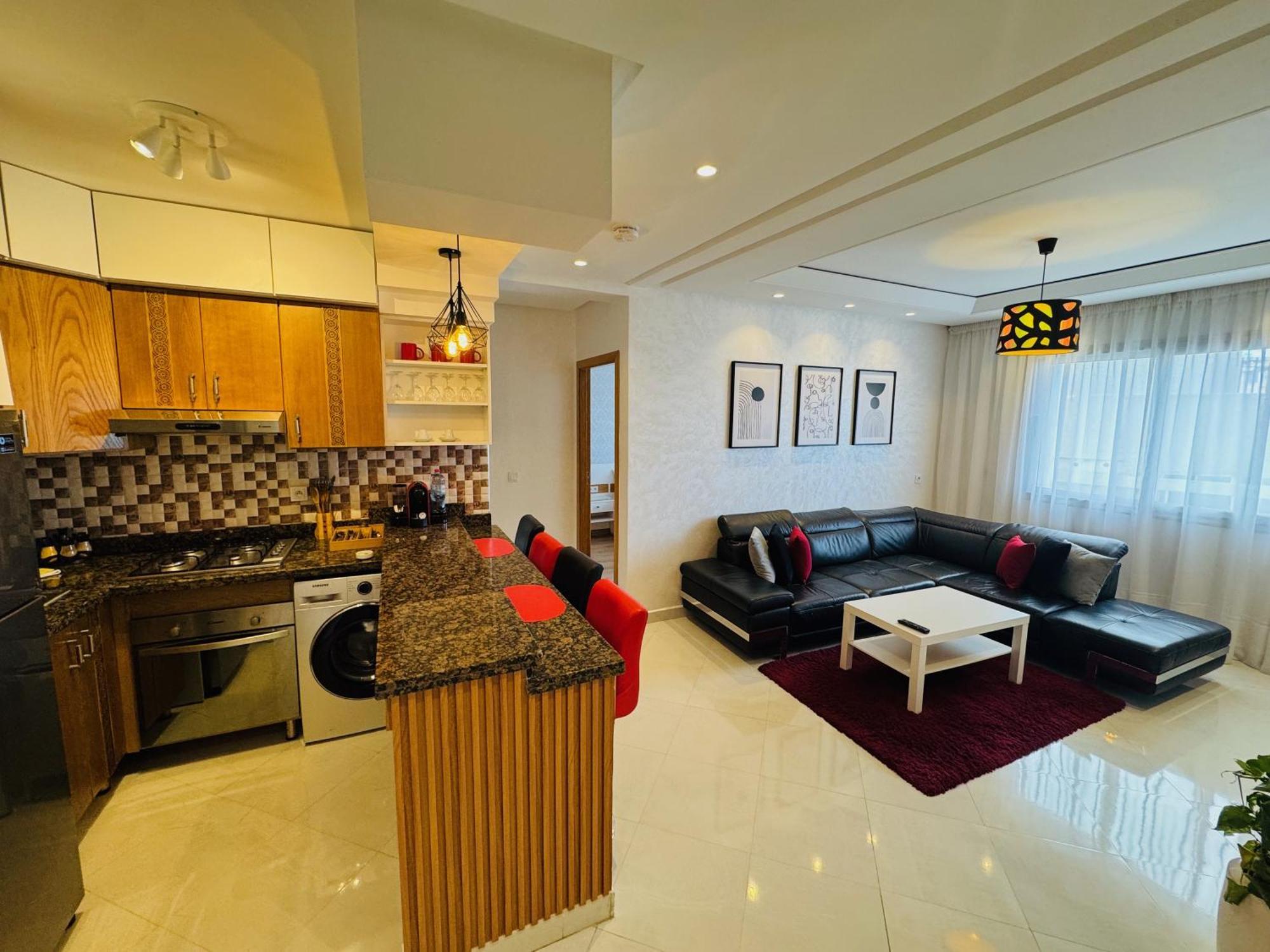 Modern Apartment In The Heart Of 탕헤르 외부 사진